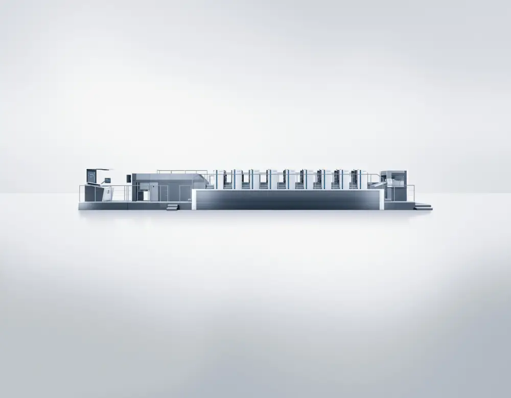 Speedmaster CX 104, vista lateral completa